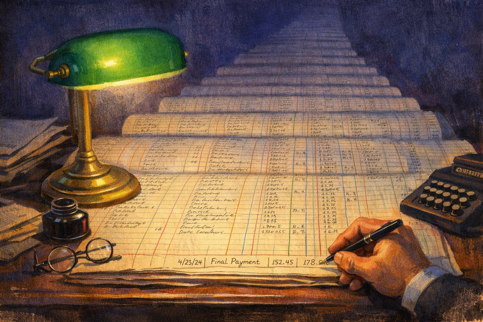 Accountants Desk Ledger-1
