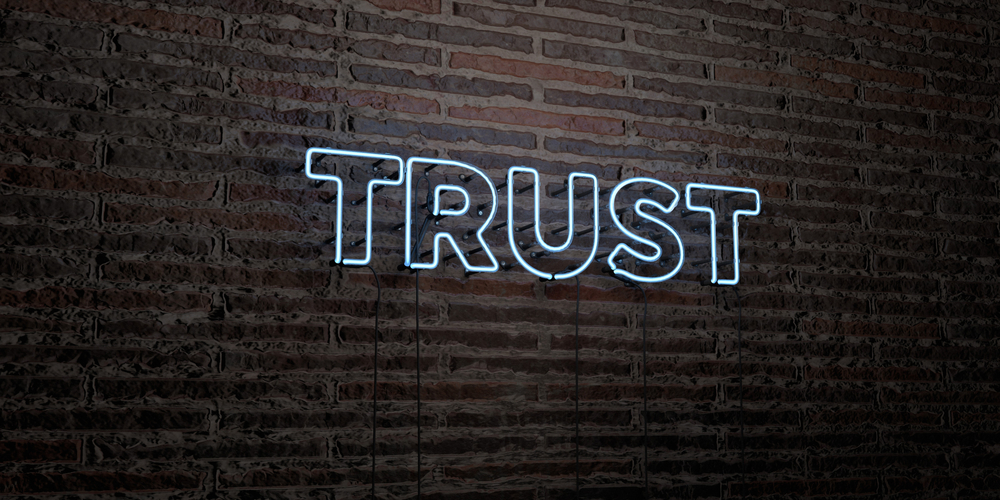 Neon Trust Sign