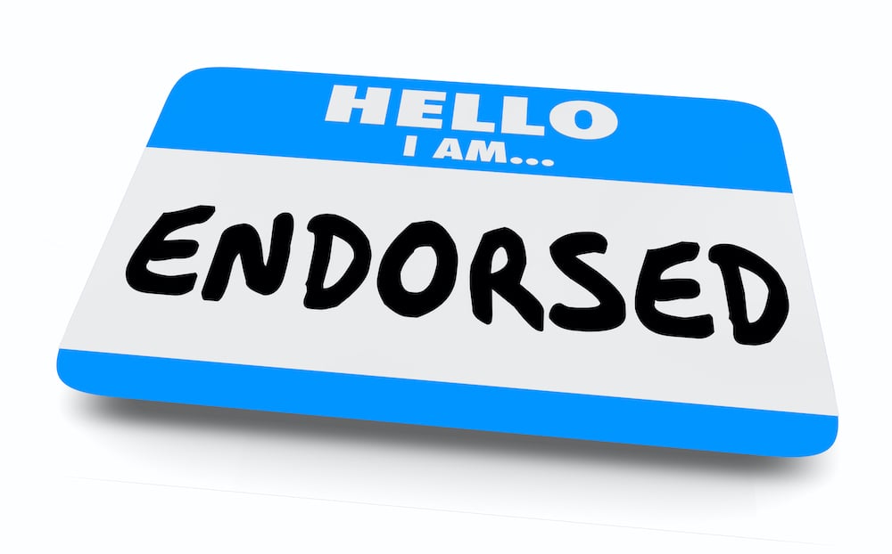 endorse