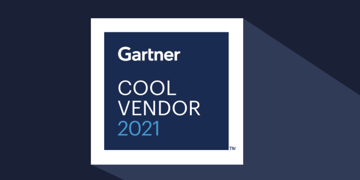 gartner cool vendor 2021 badge