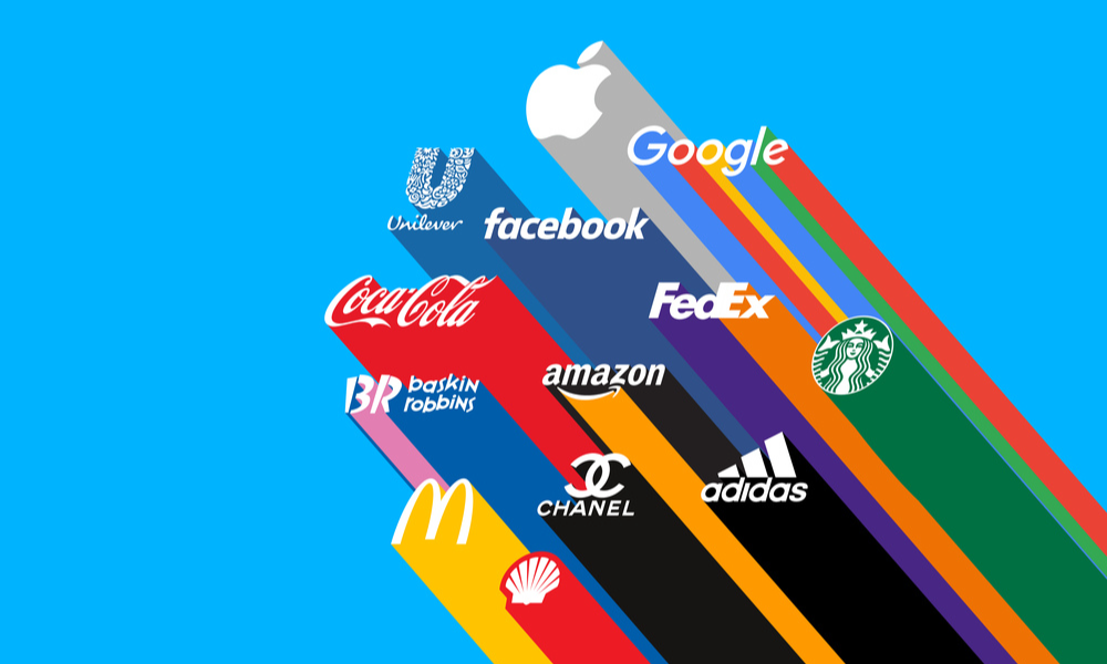 A picture showing admired brands