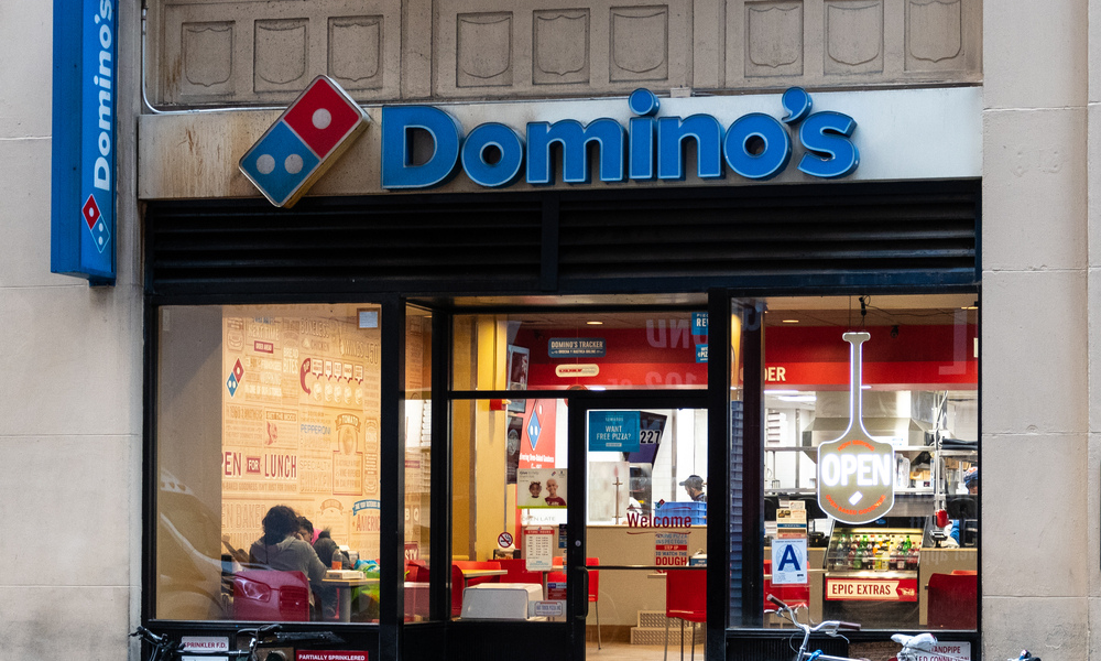 Picture showing a Domino's store
